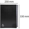 Exacompta carpeta organizadora lomo plisado extensible 26 compartimentos A-Z DIN A4 negro