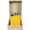 Exacompta 13748E Separadores con pestañas de ventana 210x148mm negro 25-pack