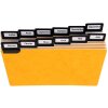 Exacompta 13752E 24 separadores ventana pestañas metal 105x148mm alfabético