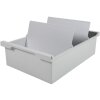Exacompta 52340D Caja portatarjetas DIN A5 gris claro