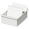 Caja portatarjetas Exacompta para tarjetas DIN A7 gris claro