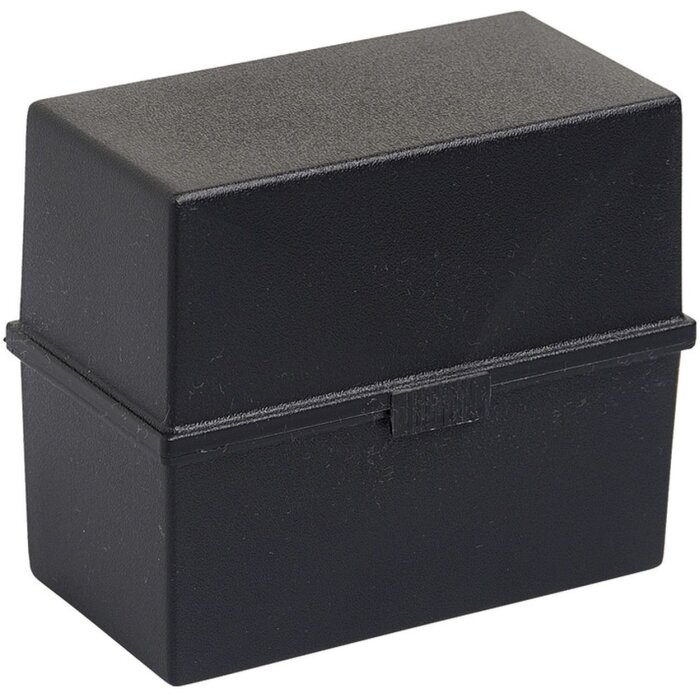 Exacompta Caja Índice DIN A5 Negra