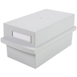 Caja portatarjetas Exacompta con tapa para tarjetas DIN...