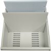 Caja portatarjetas Exacompta con tapa para tarjetas DIN A7 gris claro