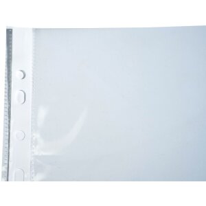 Exacompta 5000E Bolsillos para carpetas A4 polipropileno 60µ cristal 100 unidades