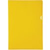 Exacompta paquete de 100 carpetas lisas y resistentes PVC 130µ, DIN A4 amarillo