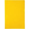 Exacompta paquete de 100 carpetas lisas y resistentes PVC 130µ, DIN A4 amarillo