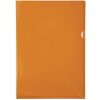 Exacompta 100 carpetas lisas PVC 130µ DIN A4 Naranja