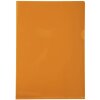 Exacompta 100 carpetas lisas PVC 130µ DIN A4 Naranja