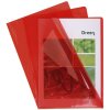 Carpeta Exacompta 130µ DIN A4 roja 100 unidades PVC liso