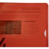 Carpeta Exacompta 130µ DIN A4 roja 100 unidades PVC liso