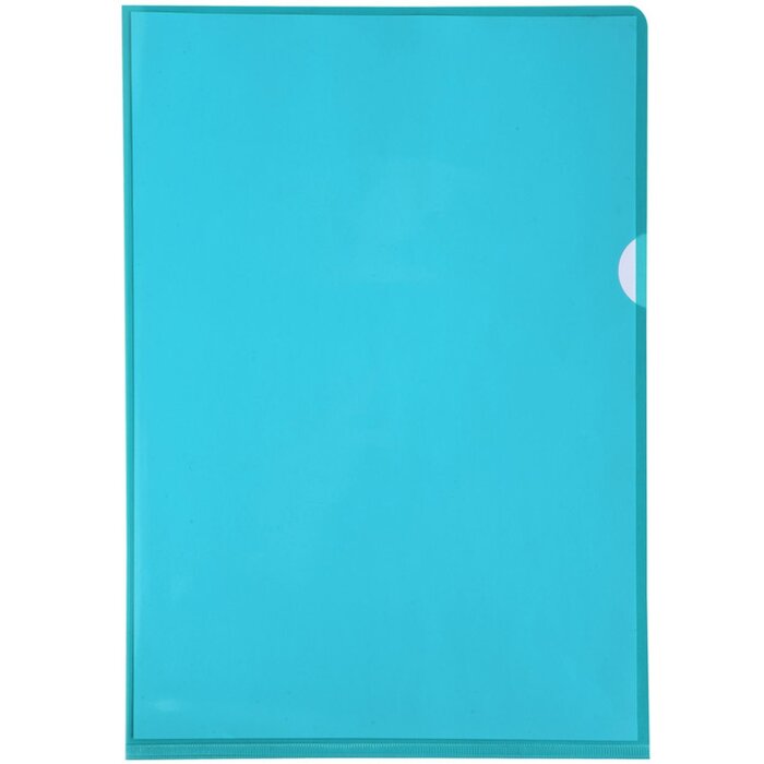 Exacompta paquete de 100 carpetas de archivo, PVC liso y resistente 130µ DIN A4 verde