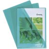 Exacompta paquete de 100 carpetas de archivo, PVC liso y resistente 130µ DIN A4 verde