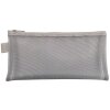 Bolsa Exacompta con Cremallera en Nylon Plata 8x18 cm