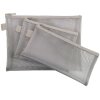 Bolsa Exacompta con Cremallera en Nylon Plata 8x18 cm