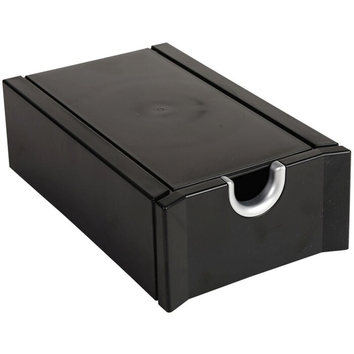 Exacompta tarjetero tarjetas de visita Exactive negro 190x114x61 mm