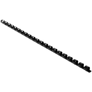 Exacompta 75201E 100 espirales de PVC 8 mm negro para DIN A4 y A3 en formato horizontal
