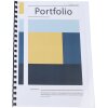 Exacompta 75201E 100 espirales de PVC 8 mm negro para DIN A4 y A3 en formato horizontal