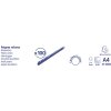 Exacompta 75201E 100 espirales de PVC 8 mm negro para DIN A4 y A3 en formato horizontal