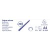 Exacompta Caja 100 Espiral 12 mm PVC para Encuadernación DIN A4 Negro