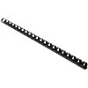 Exacompta Caja 100 Espiral 12 mm PVC para Encuadernación DIN A4 Negro