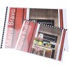 Exacompta caja 100 espirales 16 mm PVC para encuadernación DIN A4 Negro