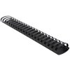 Exacompta 75901E Paquete de 50 espirales de encuadernación 45mm PVC para DIN A4 Negro