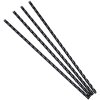 Exacompta 76101E 25 espirales de encuadernación de PVC 6mm para DIN A4 negro 21 anillas para 20 hojas