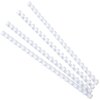 Exacompta espirales 12 mm PVC 25 piezas DIN A4 blanco para hasta 90 hojas