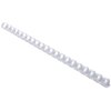 Exacompta espirales 12 mm PVC 25 piezas DIN A4 blanco para hasta 90 hojas