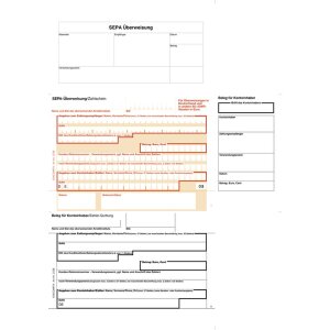 Exacompta Formulario de transferencia bancaria SEPA DIN...