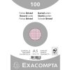 Fichas A5 cuadradas 100 unidades rosa