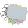 Exacompta 50 Flashcards con anilla DIN A7