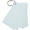 Exacompta 50 Flashcards con anilla DIN A7
