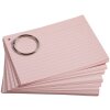 Exacompta 50 Flashcards con anilla DIN A7