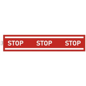Cinta adhesiva de señalización de stop 100...