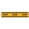Señal adhesiva Stop obligatorio amarillo 100 cm