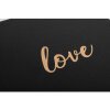 Libro de visitas Love 21x19 cm negro