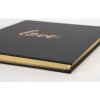 Libro de visitas Love 21x19 cm negro