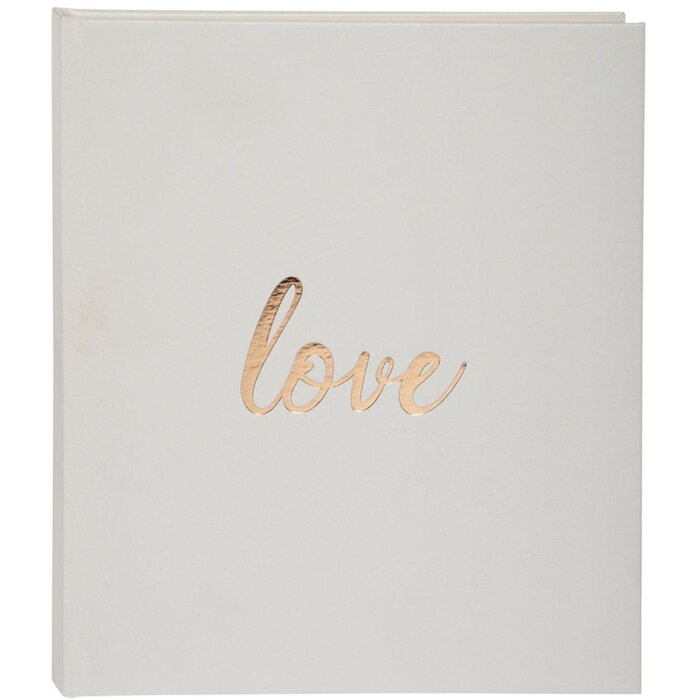 Exacompta Libro de Visitas Love 21x19 cm blanco 140 páginas blancas