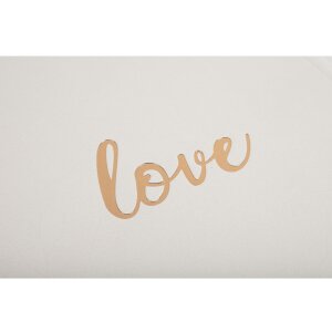 Exacompta Libro de Visitas Love 21x19 cm blanco 140 páginas blancas