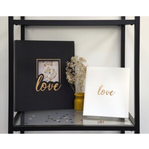 Exacompta Libro de Visitas Love 21x19 cm blanco 140 páginas blancas