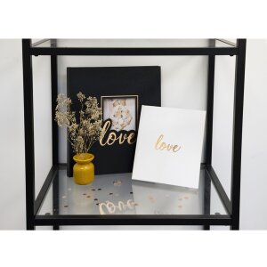 Exacompta Libro de Visitas Love 21x19 cm blanco 140 páginas blancas
