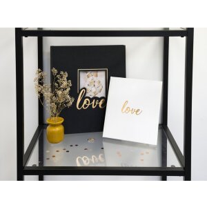 Exacompta Libro de Visitas Love 21x19 cm blanco 140 páginas blancas