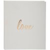 Exacompta Libro de Visitas Love 21x19 cm blanco 140 páginas blancas