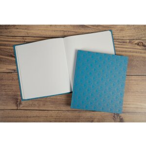 Libro de visitas Arty azul 21x19 cm