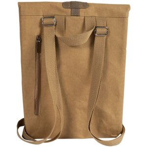 Mochila Exacompta 32x44x12 cm Papel Piel Look Eterneco Marrón