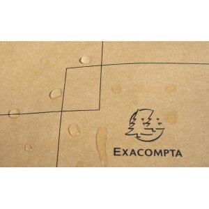 Mochila Exacompta 32x44x12 cm Papel Piel Look Eterneco Marrón