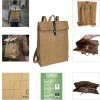 Mochila Exacompta 32x44x12 cm Papel Piel Look Eterneco Marrón