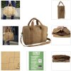 Exacompta bolso 39x29x15cm papel cuero look Eterneco marrón motivos geométricos